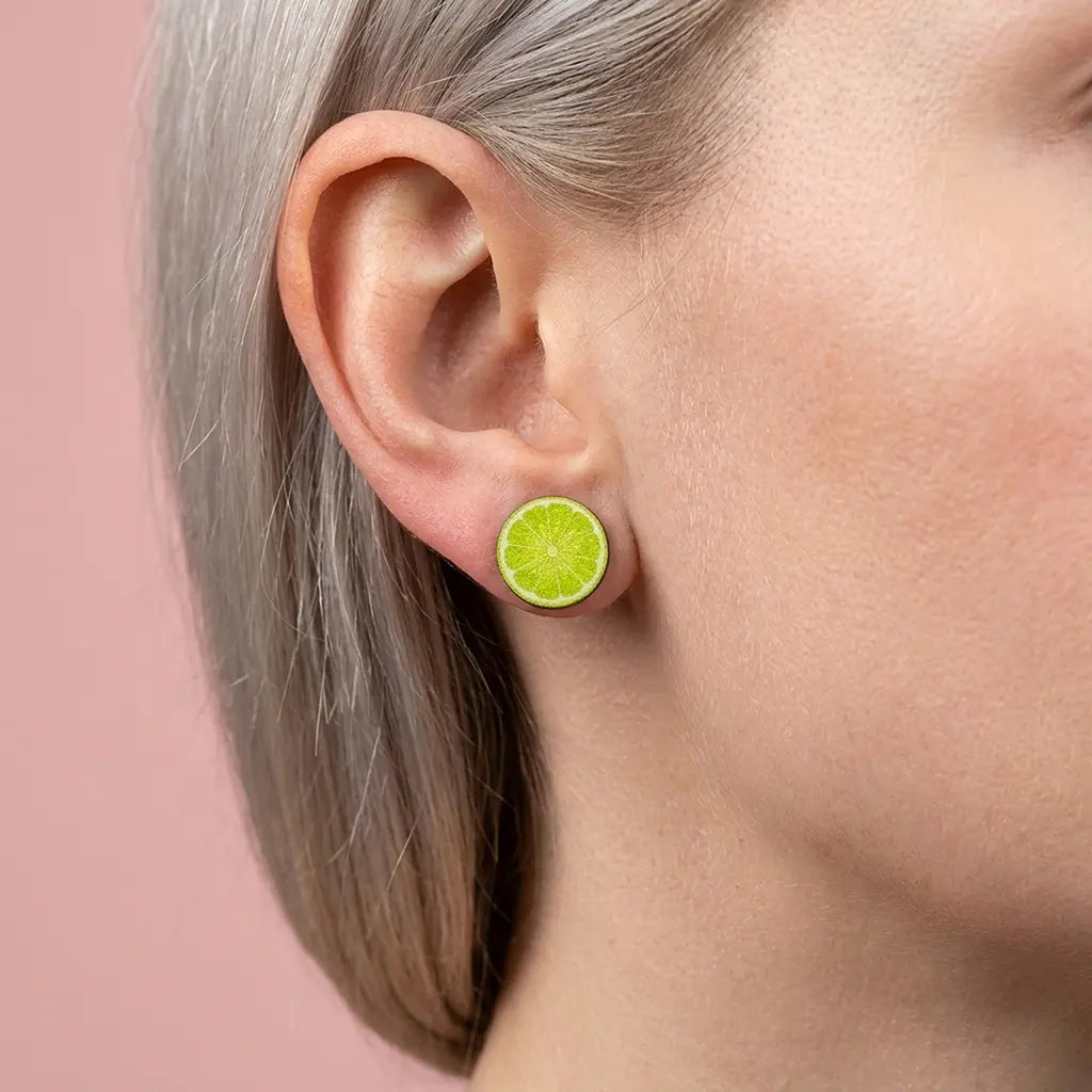 Lime-nappikorvakorut